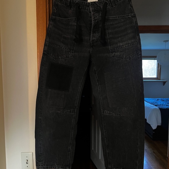 We The Free Moxie Pull-On Barrel Jeans Size 27 - Picture 7 of 7